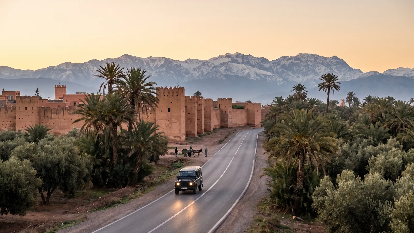 Marrakesch mit dem Auto: praktischer Leitfaden für Autofahrer